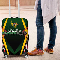 St Kitts and Nevis Cricket Patriots Luggage Cover Rising with Caribbean Battlefield