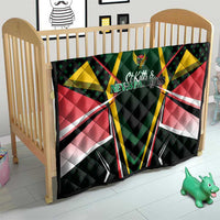 St Kitts and Nevis Cricket Patriots Quilt Rising with Caribbean Battlefield