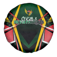 St Kitts and Nevis Cricket Patriots Spare Tire Cover Rising with Caribbean Battlefield