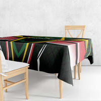 St Kitts and Nevis Cricket Patriots Tablecloth Rising with Caribbean Battlefield