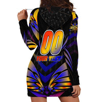 Personalised Antigua and Barbuda Cricket Falcons Hoodie Dress Wings of Glory