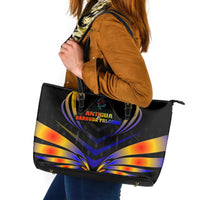Antigua and Barbuda Cricket Falcons Leather Tote Bag Wings of Glory