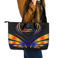 Antigua and Barbuda Cricket Falcons Leather Tote Bag Wings of Glory