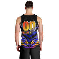 Personalised Antigua and Barbuda Cricket Falcons Men Tank Top Wings of Glory