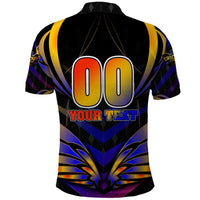 Personalised Antigua and Barbuda Cricket Falcons Polo Shirt Wings of Glory