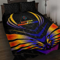 Antigua and Barbuda Cricket Falcons Quilt Bed Set Wings of Glory