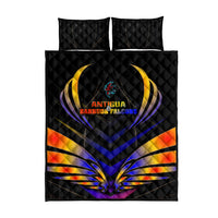 Antigua and Barbuda Cricket Falcons Quilt Bed Set Wings of Glory