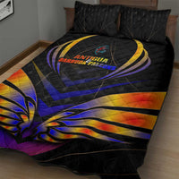 Antigua and Barbuda Cricket Falcons Quilt Bed Set Wings of Glory