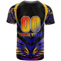 Personalised Antigua and Barbuda Cricket Falcons T Shirt Wings of Glory