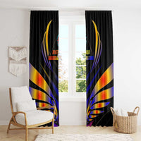 Antigua and Barbuda Cricket Falcons Window Curtain Wings of Glory