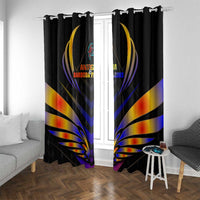 Antigua and Barbuda Cricket Falcons Window Curtain Wings of Glory