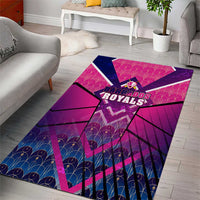 Barbados Cricket Royals Area Rug Crowned in Rhythm Style