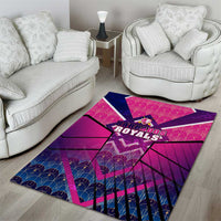 Barbados Cricket Royals Area Rug Crowned in Rhythm Style