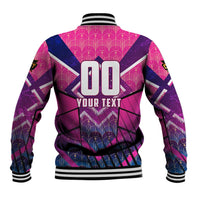 Personalised Barbados Cricket Royals Baseball Jacket Crowned in Rhythm Style