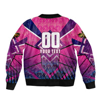 Personalised Barbados Cricket Royals Bomber Jacket Crowned in Rhythm Style