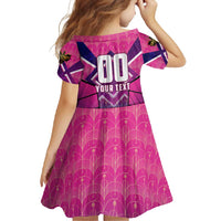 Personalised Barbados Cricket Royals Family Matching Off Shoulder Maxi Dress and Hawaiian Shirt Crowned in Rhythm Style