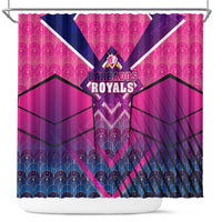 Barbados Cricket Royals Shower Curtain Crowned in Rhythm Style