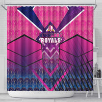 Barbados Cricket Royals Shower Curtain Crowned in Rhythm Style
