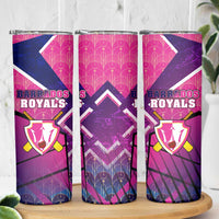 Barbados Cricket Royals Skinny Tumbler Crowned in Rhythm Style