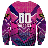 Personalised Barbados Cricket Royals Sweatshirt Crowned in Rhythm Style