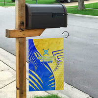 Saint Lucia Cricket Kings Garden Flag Abstract Energy Style