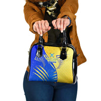 Saint Lucia Cricket Kings Shoulder Handbag Abstract Energy Style