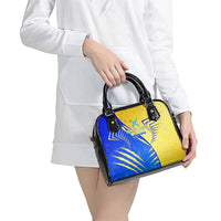 Saint Lucia Cricket Kings Shoulder Handbag Abstract Energy Style