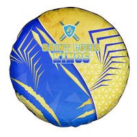 Saint Lucia Cricket Kings Spare Tire Cover Abstract Energy Style