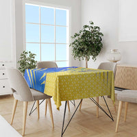 Saint Lucia Cricket Kings Tablecloth Abstract Energy Style