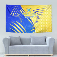 Saint Lucia Cricket Kings Tapestry Abstract Energy Style