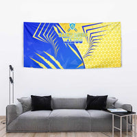 Saint Lucia Cricket Kings Tapestry Abstract Energy Style