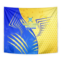 Saint Lucia Cricket Kings Tapestry Abstract Energy Style