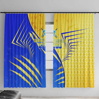 Saint Lucia Cricket Kings Window Curtain Abstract Energy Style