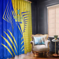 Saint Lucia Cricket Kings Window Curtain Abstract Energy Style