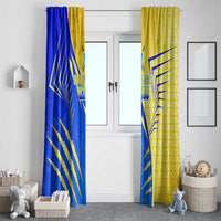 Saint Lucia Cricket Kings Window Curtain Abstract Energy Style