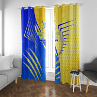 Saint Lucia Cricket Kings Window Curtain Abstract Energy Style