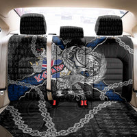 Iceland Vikings Back Car Seat Cover Nordic Lion Bound in Runes and Chains