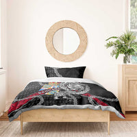 Denmark Vikings Bedding Set Nordic Lion Bound in Runes and Chains