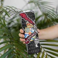 Denmark Vikings Skinny Tumbler Nordic Lion Bound in Runes and Chains