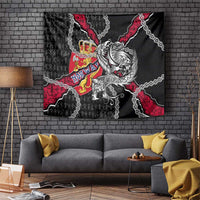 Norway Vikings Tapestry Nordic Lion Bound in Runes and Chains