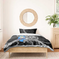 Faroe Islands Vikings Bedding Set Nordic Lion Bound in Runes and Chains