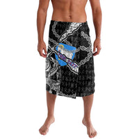 Personalized Faroe Islands Vikings Lavalava Nordic Lion Bound in Runes and Chains