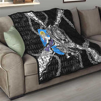 Faroe Islands Vikings Quilt Nordic Lion Bound in Runes and Chains