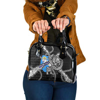 Faroe Islands Vikings Shoulder Handbag Nordic Lion Bound in Runes and Chains