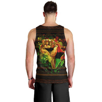 Black Power Men Tank Top Africa Map - Wonder Print Shop