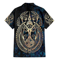 Adinkra Symbols Family Matching Mermaid Dress and Hawaiian Shirt Tree of Life - Wonder Print Shop