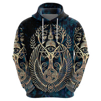 Adinkra Symbols Hoodie Tree of Life - Wonder Print Shop