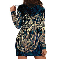 Adinkra Symbols Hoodie Dress Tree of Life - Wonder Print Shop
