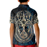 Adinkra Symbols Kid Polo Shirt Tree of Life - Wonder Print Shop