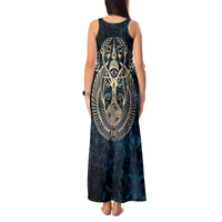 Adinkra Symbols Tank Maxi Dress Tree of Life - Wonder Print Shop